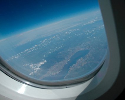 Window Flying to Cyprus