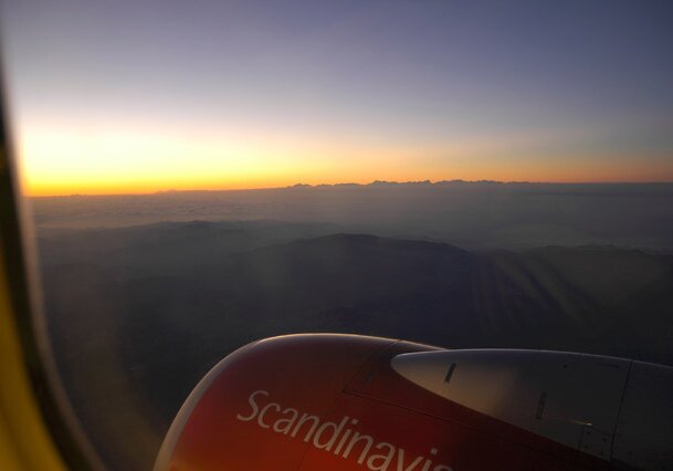 Flight to Sweden