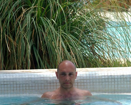 _DSC0117 Markos relaxing in the pool.