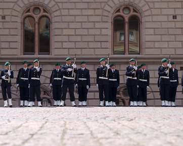 At the Royal Palace At the Royal Palace in Stockholm.