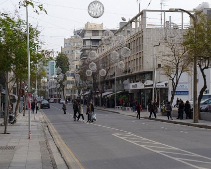 _DSC0052 Makarios Avenue in central Nicosia.