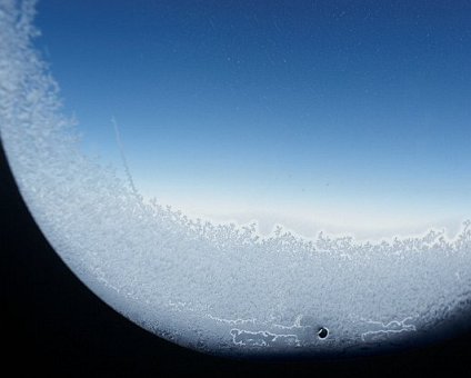 _DSC0025 Ice crystals on the window, flying to Cyprus.