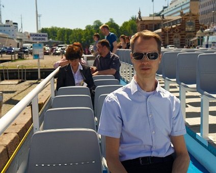 _DSC0232 Arto on the sightseeing boat.