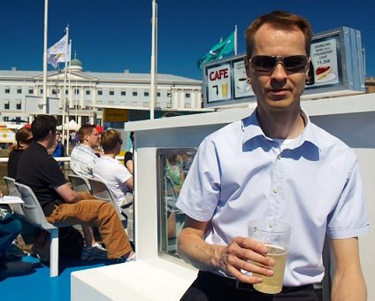 _DSC0235 Arto on the sightseeing boat.