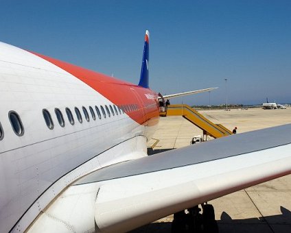 _DSC0045 Leaving the Airbus at Larnaca airport.