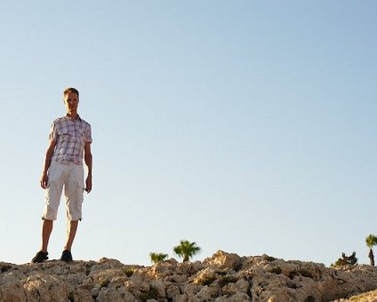 _DSC0114 Arto at the sea caves area near Ayia Napa.