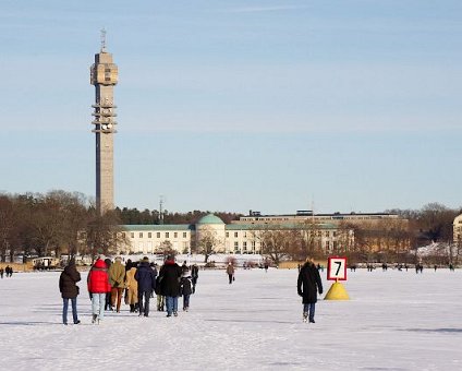 _DSC0079 Going for a walk on the lake near Djurgården. The Kaknäs tower in the background.
