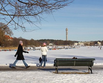 _DSC0099 People enjoying the sunny winter weather at Djurgården.