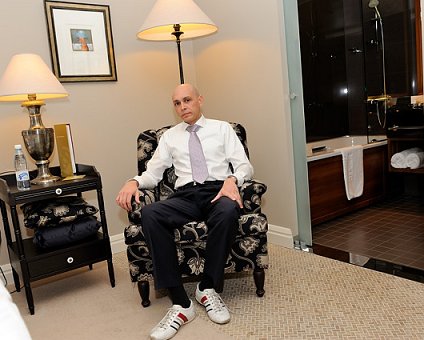 _DSC0088 Markos in the hotel room at Hotel Haven.