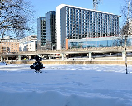_DSC0019 Winter landscape in Stockholm.