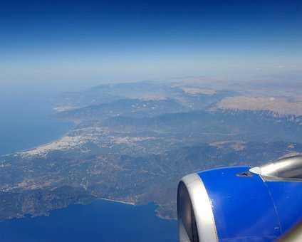 _DSC0049 Flying over Turkey towards Cyprus.