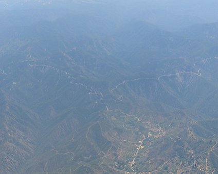 _DSC0063 Flying over the Troodos mountains in Cyprus.