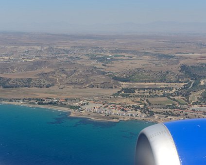 _DSC0071 Flying past tha coast of Larnaca.