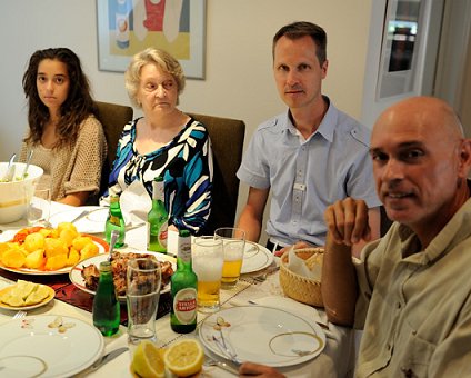 _DSC0024 Ingrid, Mum, Arto and Nicos, lunch at Nicos house.