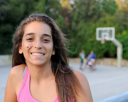 _DSC0028 Ingrid at a park in Nicosia.