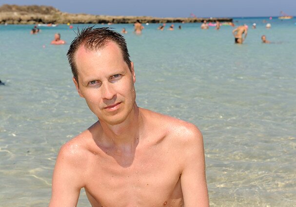 In the sea