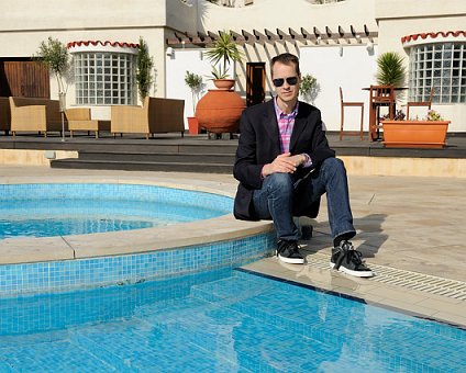 _DSC0013_1 Arto by the pool at Curium Palace Hotel.