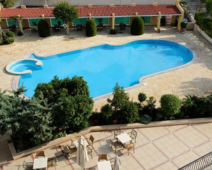 _DSC0049 View of the pool from the hotel room.