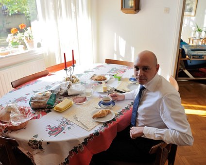 _DSC0007 Markos having breakfast in Nicosia.