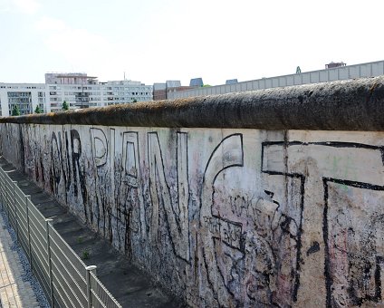 _DSC0048 Preserved part of the Berlin wall.