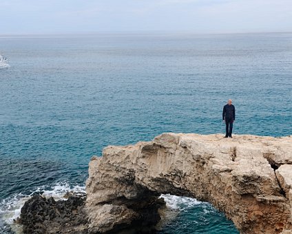 _DSC0040 Markos standing on the natural bridge.