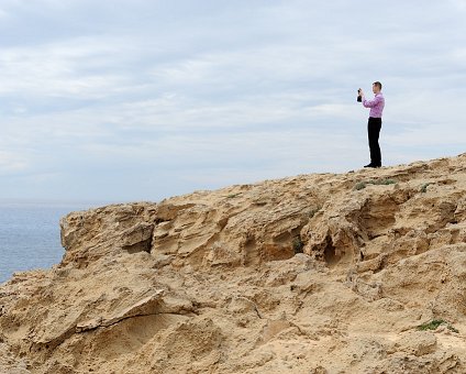 _DSC0045 Arto taking photos at Cavo Greco.