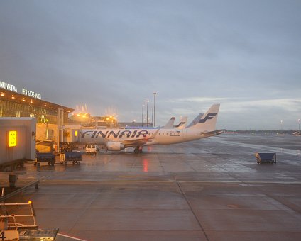 _DSC0009 At the gate at Helsinki airport.