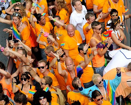 _DSC0188 Participants in the pride parade.