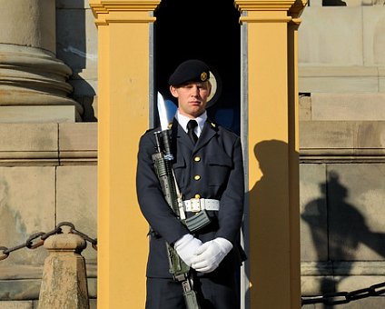_DSC0003 Guard at the Royal Palace in Stockholm.