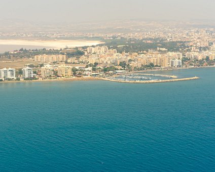 _DSC0067 Approaching Larnaca airport, view of the coastline.