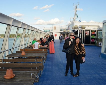 _DSC0039 Mum and Emie on board Silja Symphony, going to Helsinki.