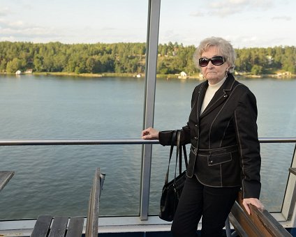 _DSC0047 Mum on board Sllja Symphony on a cruise from Stockholm to Helsinki.