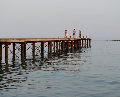 _DSC0011 Pier by the beach in Limassol.