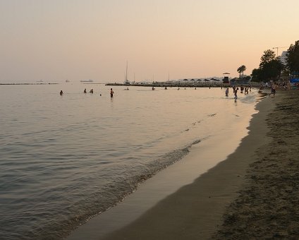 _DSC0023 By the beach in Limassol at sunset.