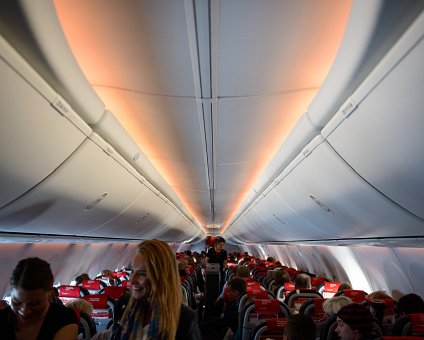 _DSC0009 The cabin of the B737-800.