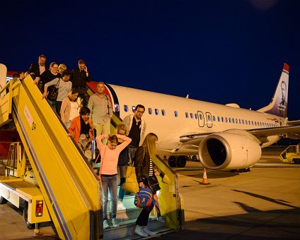 _DSC0047 Getting off the B737-800 at Larnaca airport.