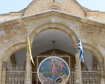 _DSC0012 Arto at the church of Panayia Faneromenis in Nicosia.