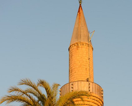 _DSC0023-2 Minaret of Laleli Camii (mosque) in occupied Nicosia.