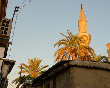 _DSC0024-2 Minaret of Laleli Camii (mosque) in occupied Nicosia.