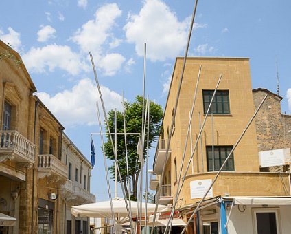 _DSC0042 Markos at the checkpoint to occupied Nicosia in Ledra street.