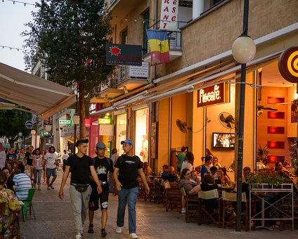 _DSC0043 Ledra street in Nicosia in the evening.