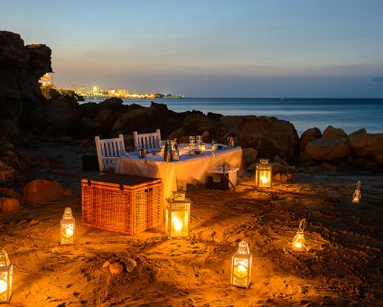 _DSC0016 Private dinner for two on the beach.