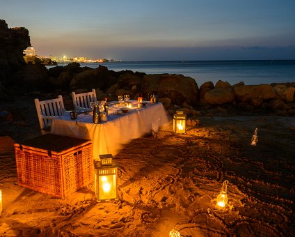 _DSC0019 Dinner for two on the beach.