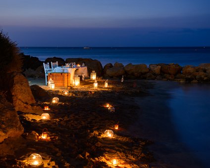 _DSC0021 An amazing location and arrangement for an exclusive dinner with delicious food prepared by Capo Bay Hotel .