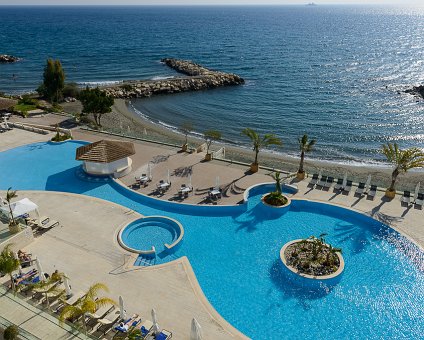 _DSC0017 The pool area at the Royal Apollonia hotel in Limassol.