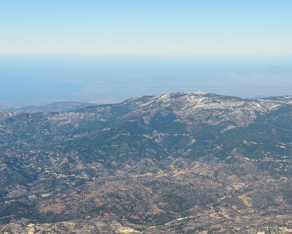 _DSC0026 Flying past the Troodos mountains on the way to Larnaca airport.