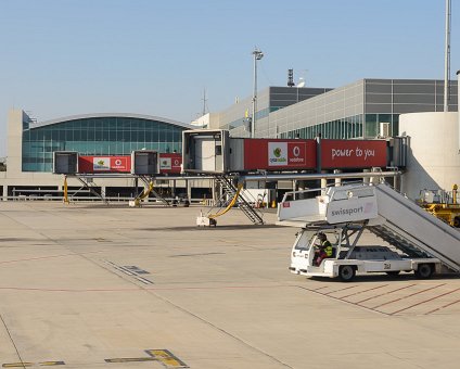 _DSC0030 At Larnaca airport, taxiing to the gate.