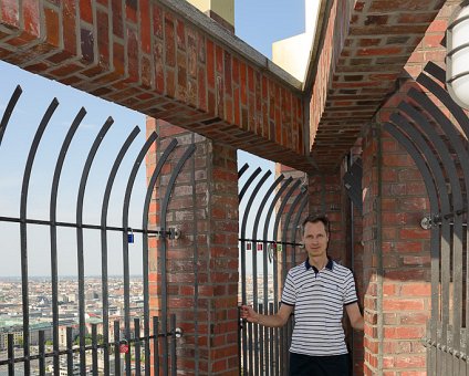 _DSC0172 Arto on the top of the Kollhoff tower.