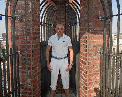 _DSC0179 Markos on the top of the Kollhoff tower.