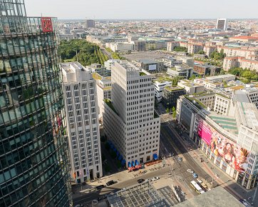 Potsdamer Platz, June 8 In Berlin, at Postdamer Platz and Panoramapunkt, June 8.